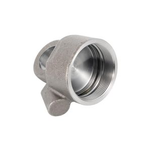Precision CNC Machined Forged Stainless Steel Threaded Pipe Fitting for Hydraulic Applications
