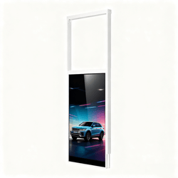 2K 16: 9 Advertising Display Brightness Range 1000CD to 3000CD Digital Signage LCD Display