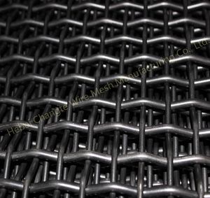Galvanized Braided Screen Square Hole Metal Wire Mesh
