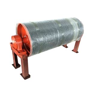 Customized Rubber Lagging Belt Conveyor Drum Pulley for Belt Conveyor System