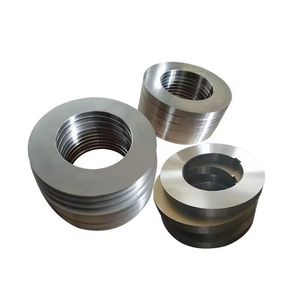 Industrial Rotary Round Slitter Knife Metal Plate Circular Cutting Blade Tungsten Carbide Insert Guillotine Knife of Rolling Shearing Machinery Spare Parts