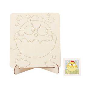 Customized DIY Pattern Pine Wood Wooden Craft Product Art Craft