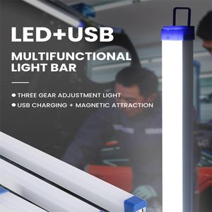 LED Camping Lantern with Magnet Rechargeable Night Market Light Outdoor Flashlights Tent Lights