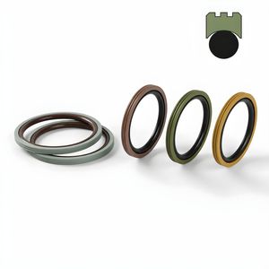 Gns Hydraulic Rotary Rubber Piston Oil Seal PTFE Bronze Filled Hydraulic Cylinder Seal