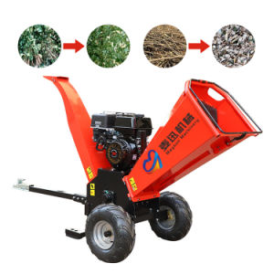 Customizable Small Wood Grinder with Wheels or Tracks Branch Crusher