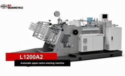 L 1200A2 Automatic Paper Lunch Burger Box Making Erecting Machine