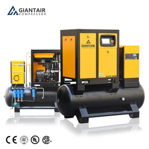 20HP 4in1 Air Screw Compressor with Air Dryer Air Tank Air Filters
