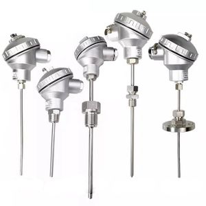 High Accuracy Stainless Steel Probe Thermocouple PT 100 Temperature Sensor Rtd PT100 with Junction Box
