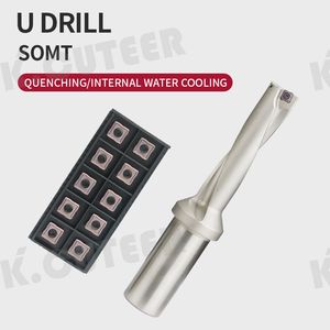 High-Performance CNC Lathe Tool with Indexable Carbide Drill Inserts