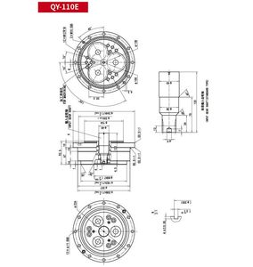 Precision Cycloidal Gear Reducer for Industrial Robots Qy-110e Model