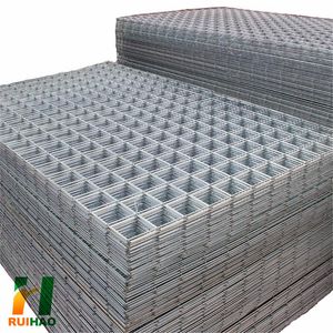 Galvanized Welded Wire Mesh Panel 6X6 Inch Reinforcing Concrete Wire Mesh Fence