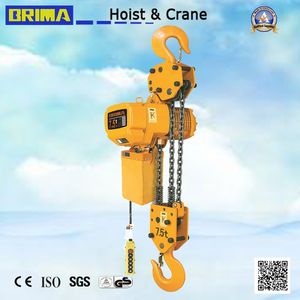 Brima 7.5t Single Speed Electric Chain Hoist with Hook