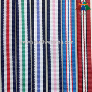 High Quality Striped Polyester Nylon Webbing for Watch Band