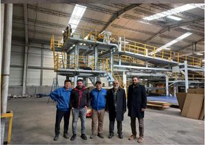 Fully Automatic Corrugated Cardboard Fanfold Z Type Fold Paper Board Production Line