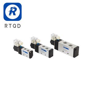 Ruituo 4V Series Solenoid Valve Pnuematic Component 2-Position 5-Way Solenoid Valve 4V210, 4V310, 4V410