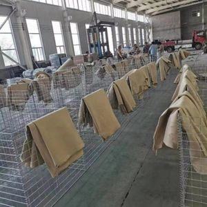 Certified Explosion Proof Gabion Mesh Wire Cage Blast Resistant Barriers Welding Cutting 2''-4'' Mesh for Hazardous Areas