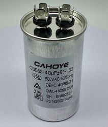 Cbb65 40UF 500V C-Class Circle Compressor Capacitor for Air Conditioner
