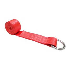 2" X 10' Lasso Strap Car Hauler with D Ring Car Trailer Tie Down Strap Wheel Straps