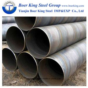 Large Diameter Ss400 S235 S195 Forged Carbon Steel SSAW Welded Spiral Round Pipe