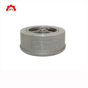 CF8m SS316 Stainless Steel Wafer Type Dual Plate Check Valve H71 Pn16