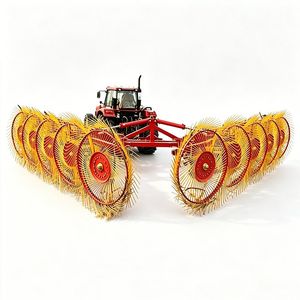 High-Performance Hydraulic Folding Trailed Finger Wheel Rake
