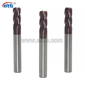 HRC55 Carbide Corner Radius End Mills Cutting Tools for Metal Milling