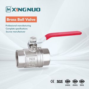 Standard Size Brass Metal Thread Ball Valve for Plumbing Systems