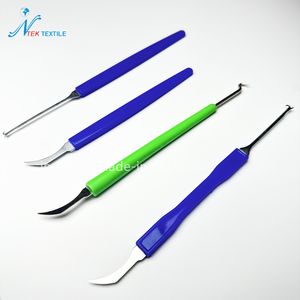 Round Tweezers Hook Knife Threading Hook Textile Knitting Tools for Circular Machine