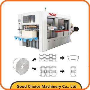 Automatic Industrial Hydraulic Roll Paper Embossing Creasing Die Cutting Machine for Cup Box Plate