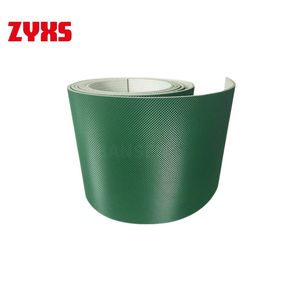 Industrial Tear Resistant White Green Light-Duty PVC Conveyor Belt with Smooth Conveying
