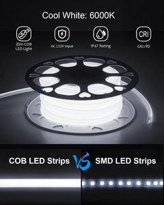 Energy-Efficient COB LED Strip Light with TUV CE RoHS PSE Certification