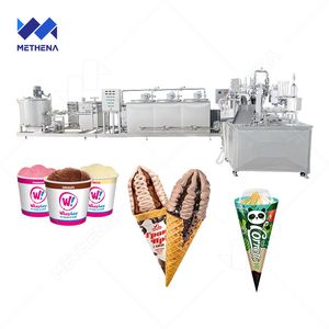 Commercial Industrial Price Ice Cream Stick Cup Fill Making Machine Production Line Equipment in China