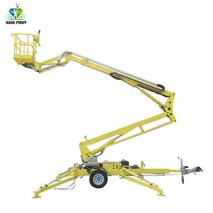 18m 20m Man Lift Aerial Working Platform Towable Boom Lift