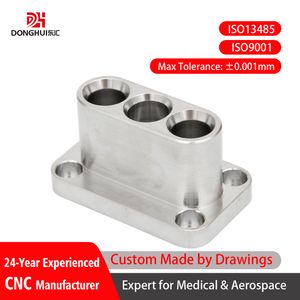 Medical Automotive Industrial Field 0.001mm Strict Tolerance CNC Machining Custom Parts Service