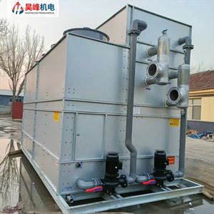 Square Mixed /Hybrid/Combined Flow Closed Loop Evaporative Cooling Tower for Ground Source Heat Pumps