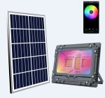Aw RGB Solar Flood Light with Rhythm for Outdoor Garden Use