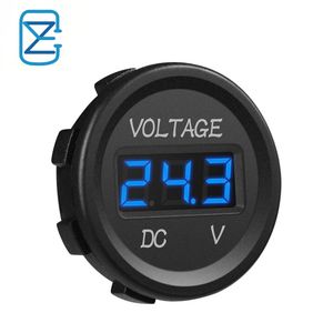 Automotive Battery Voltmeter DC LED Digital Display 12V Motorcycle on-Board Voltage Detector Touch Screen Power Meter