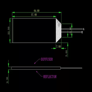 LED Backlight for Segment LCD Display Uniform Brightness