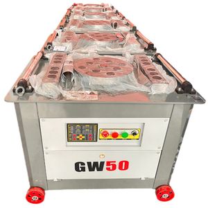 Gw50 Automatic CNC PLC 4kw Motor Carbon Steel Rebar Stirrup Bending Machine