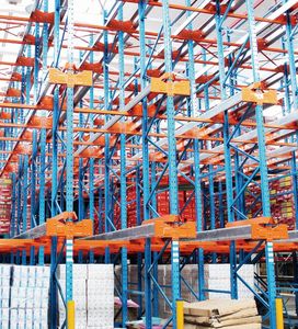 Radio Drive in Shuttle Steel Pallet Shelving for Industrial Warehouse Storage