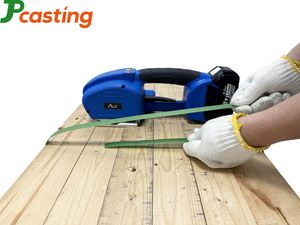 Long-Lasting Battery Powered Pet Strapping Machine for Steel Packing