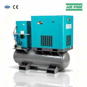 53 Cfm 16 Bar 15kw Stationary Screw Compressor with Air Receiver