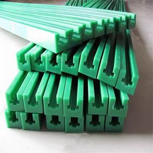 CNC Plastic Nylon UHMWPE Block Guides Chain Slider Rail Sliding Rails Bearing Linear Guide Slide Plastic Strips