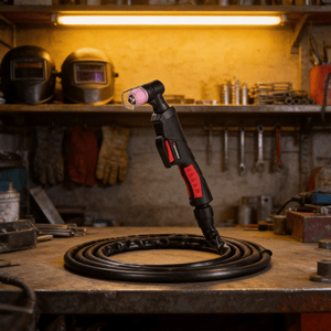 Upgrade Your Cutting Game: Arccaptain 100A Air Plasma Cutting Torch Head, Bzl 15ak Body Kit Torch with Abimig Adjuster/Clamp