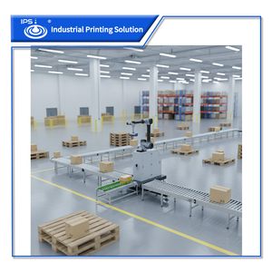 Pm-Cp30 Automatic Robotic Palletizer 1200*1200mm Industrial Carton Box Stacking Machine for Factory Automation Production Line