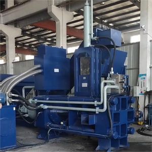 250ton Automatic Horizontal Metal Briquette Machine for Scrap Iron Copper Chips with Feeding Conveyor