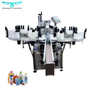 Automatic High Speed Round Bottle Sticker Labeling Machine for Filling Capping Labeling Labeler Production Line