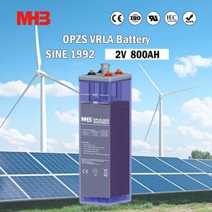 Mhb China 2V 800ah Tubular Plate Opzs Flooded Lead Acid Battery