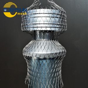 SS316 Stainless Steel Drop SGS Cover Safe Nets for Secondary Retention Wire Rope Mesh Light Safety Covers