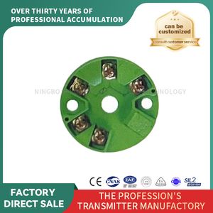 PT100 Temperature Transmitter Thermal Resistance Module Head Mount 4-20mA